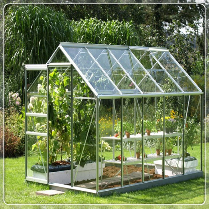 clear greenhouse glass