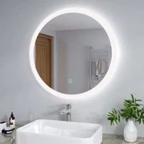 আধুনিক গোলাকার এলইডি আয়না